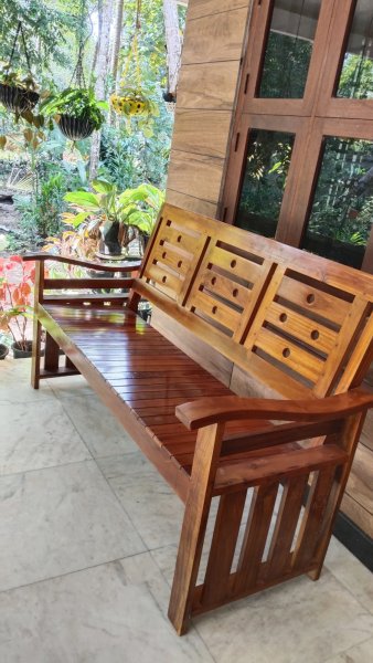 Premium Wooden 3 Seater Garden Bench