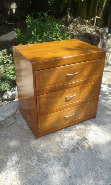Premium Wooden 3 Drawer Chest Storage Cabinet