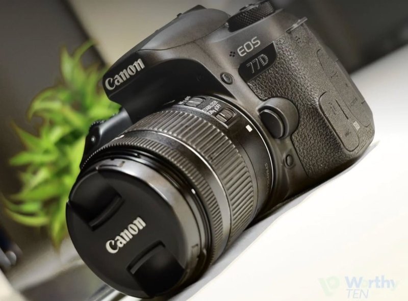 Canon EOS 77D DSLR Camera with Lens