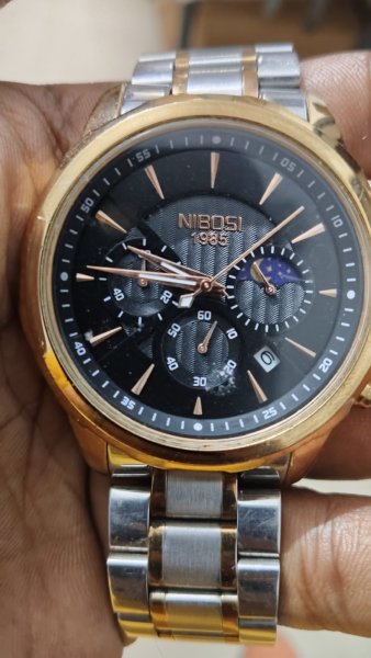 NIBOSI 1985 Two Tone Men's Analog Watch
