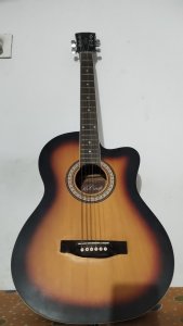 R Craft Acoustic Guitar Sunburst Finish