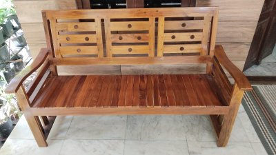 Premium Wooden 3 Seater Garden Bench